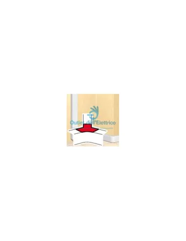 Bticino 645764 Dlp corner trunking 80 9x2.5